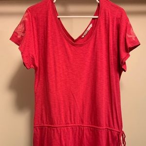 Athleta Embroidered Swimsuit Coverup size Medium